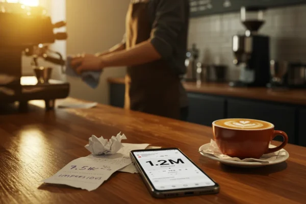 Small Business Marketing: $7.5K for 1.2M Impressions
