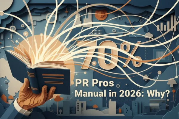 70% of PR Pros Manual in 2026: Why?