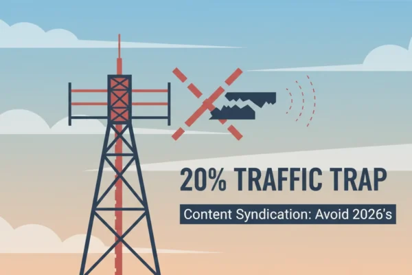 Content Syndication: Avoid 2026’s 20% Traffic Trap