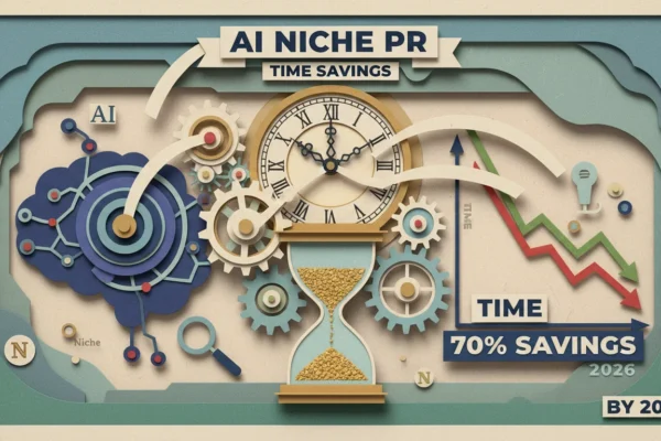 AI Niche PR: 70% Time Savings by 2026