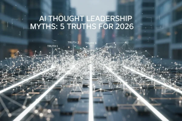 AI Thought Leadership Myths: 5 Truths for 2026