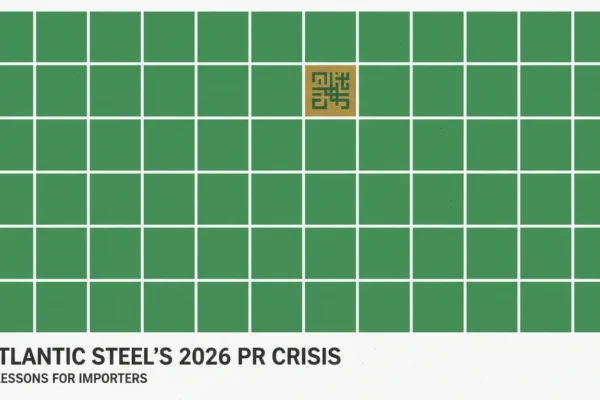 Atlantic Steel’s 2026 PR Crisis: 5 Lessons for Importers