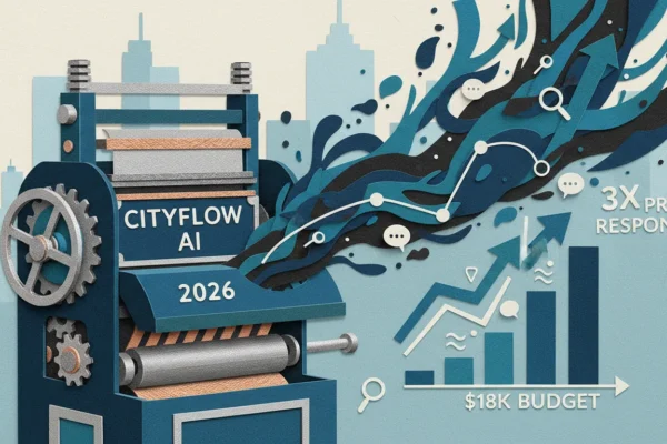 CityFlow AI: $18K Budget, 3x PR Response in 2026