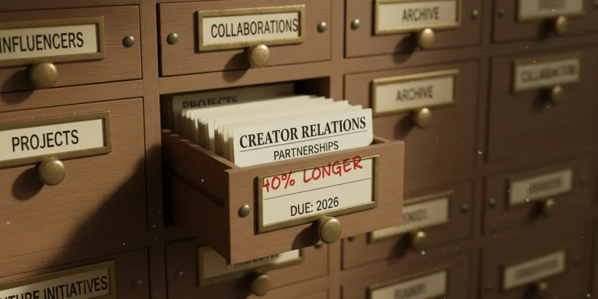 Creator Relations: 40% Longer Partnerships in 2026