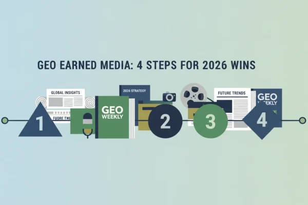 GEO Earned Media: 4 Steps for 2026 Wins