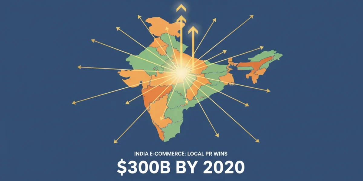 India E-commerce: Local PR Wins $300B by 2030