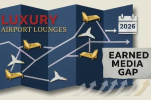 Luxury Airport Lounges: 2026 Earned Media Gap