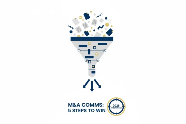 M&A Comms: 5 Steps to Win 2026 Integrations