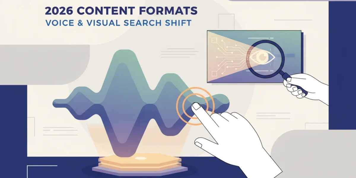 2026 Content Formats: Voice & Visual Search Shift