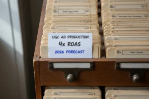 Ad Production: 4x ROAS in 2026 with UGC
