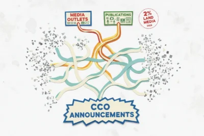 CCO Announcements: Only 2% Land Media in 2026