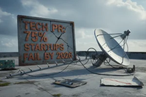 Tech PR: 75% of Startups Fail by 2026
